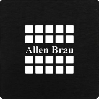 Накладка для сифона Allen Brau Priority 8.310N1-BBA черный браш 100х100